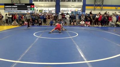 127 lbs R-64 - Landon Lower, Moon vs Carson Miller, Frank Cox-VA