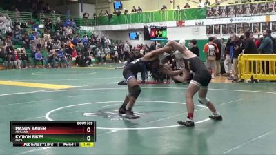 126 lbs Champ. Round 3 - Mason Bauer, Ashland vs Ky`ron Fikes, Cvca