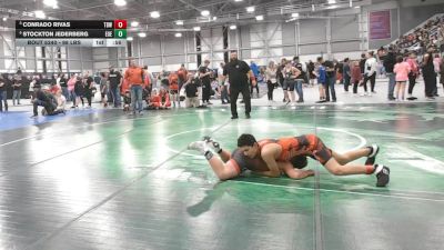 117 lbs Cons. Quarters - Conrado RIVAS, Toppenish Badboy Wrestling vs Stockton Jederberg, Eastern Oregon Elite