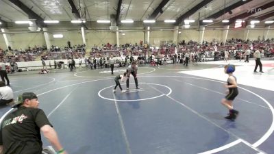 46 lbs Semifinal - Nicholas Deifenbaugh, Bloomfield Wildcats vs Jude Mason, Badlands WC