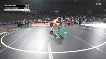 5A Boys 190 lbs Champ. Round 1 - Ethan Schofield, Bend Boys vs Aidan Brasmer, Crescent Valley Boys