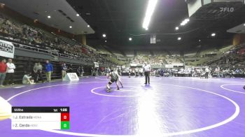 122 lbs Quarterfinal - Jacob Estrada, Monache vs Zeth Cerda, Hoover