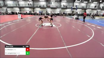 135A lbs Semifinal - Geoffrey Whelan, Legacy Wrestling Club vs Ryan Langenmayr, Scorpions