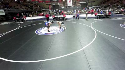 120 lbs Cons. Sub-semis - Lenix Ortiz, Pounders WC vs Lex Johnson, Sonoma Valley Youth Wrestling Club