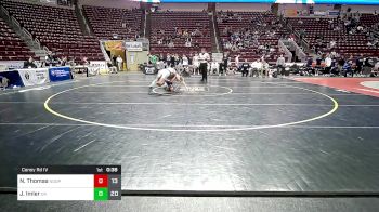 152 lbs Consy Rd Iv - Nathan Thomas, Notre Dame - GP vs Jayden Imler, Chestnut Ridge