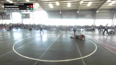 130 lbs Consolation - Tyler Kilpatrick, AZ Tilters vs William Graziano, Carlsbad Combat WC