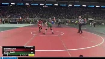 D4-119 lbs Quarterfinal - David Fielder, Hanover-Horton vs Wynn Blake, Brown City