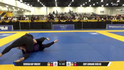 Jody Lorraine Shields vs Rebekah Kay Vincent 2025 World IBJJF Jiu-Jitsu No-Gi Championship