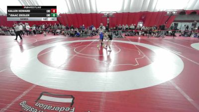 14U Boys - 92 lbs Semis - Kallen Howard, Lakeland Wrestling Club vs Isaac Ziegler, Lodi Wrestling Club