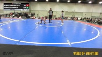 80 lbs Rr Rnd 5 - Kaidence Cisneroz, Scrappers 7-12 vs Temperance Vandver, Shelton Wrestling Academy 7-12
