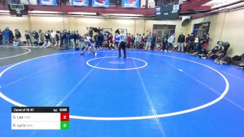 132 lbs Consi Of 16 #1 - Dominic Lee, Timberlane vs Ryan Lyrio, Ashland