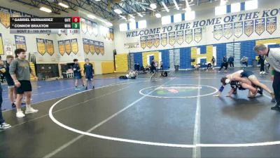 165 White 2nd Place Match - Connor Braxton, Winter Haven vs Gabriel Hernandez, Gateway