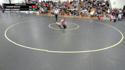 165 lbs Champ. Round 1 - Kenny Alvarado, West Liberty vs Cooper McCloy, Wabash