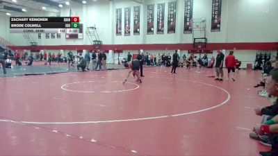 133 lbs Cons. Semi - Brode Colwell, Eastern Oregon University (OR) vs Zachary Keinonen, Southern Oregon