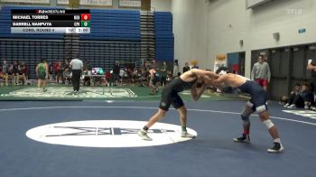 141 lbs Cons. Round 4 - Michael Torres, Menlo (Calif.) vs Darrell Nanpuya, Cal Poly Humboldt