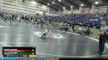 71 lbs Quarters & Wb (16 Team) - Trystyn Ashby, Utah Gold vs Tommy Baxter, Punisher Wrestling Company