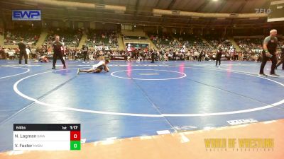 64 lbs Semifinal - Noah Lagman, Savage House Wrestling Club vs Vincent Foster, Mat Assassins