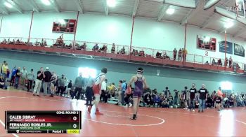 150 lbs Cons. Round 2 - Fernando Robles Jr., Hobart Wrestling Club vs Caleb Sibray, Jay County Wrestling Club