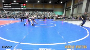 145 lbs Consi Of 8 #1 - Tristen Cox, Brawlers vs Ryan Vader, Zillah