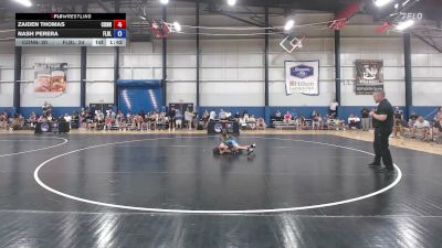 80 lbs Zaiden Thomas, Connecticut vs Nash Perera, Florida Blue