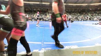 110 lbs Semifinal - Heavyn Woods, El Paso Wildcats vs Addilyn Westfahl, Wichita Wrestling Club