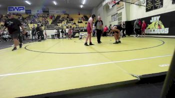 140-A lbs Consi Of 8 #1 - Aiden Harber, Wagoner vs Tyler Blevins, Jay Junior High