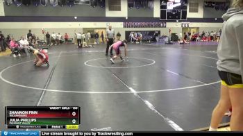 130 lbs Cons. Semi - Julia Phillips, Pleasant Valley vs Shannon Finn, Williamsburg