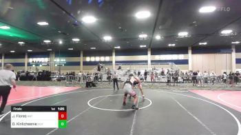 215 lbs Final - James Flores, Mat Warriors vs Devin Kinlicheenie, Silver Creek Scrappers