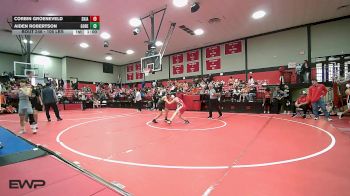 106 lbs Consi Of 16 #1 - Corbin Groeneveld, Skiatook HS vs Aiden Robertson, Gore Public Schools