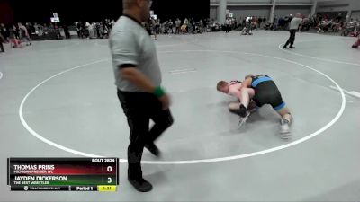 190 lbs Champ. Round 1 - Thomas Prins, Michigan Premier WC vs Jayden Dickerson, The Best Wrestler