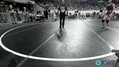 117 lbs Semifinal - Juliette Abolhosn, D3 Wrestling Cluib vs Kye Barnes, Sallisaw Takedown Club