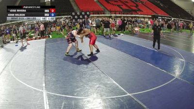 285 lbs Champ. Round 1 - Jose Rivera, Oregon vs John Wilson, South Carolina