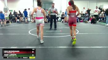 105 lbs Round 4 (6 Team) - Mimi Skowronski, Mat Assassins vs Mary Lawson, Finger Lakes Elite
