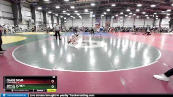 96 lbs Rd# 8- 12:30pm Saturday Final Pool - Chase Davis, Team Ohio vs Bryce Boyer, PA Silver