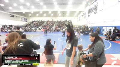 49 lbs Round 1 - Sloan Leyva, Threshold Wrestling Club vs Sydney Allison Aguirre, Threshold Wrestling Club