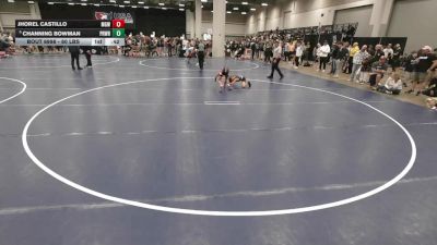 80 lbs Cons. Sub-semis - Channing Bowman, Prodigy Wrestling vs Jhorel Castillo, Monster Garage Wrestling
