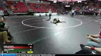 D3-170 lbs Cons. Round 1 - Cole Klimek, Coleman vs Sam Schutz, Cochrane-Foun. City
