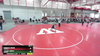 165 lbs Semifinal - Mawuli Nevis, Wabash vs Chase Leech, Indiana