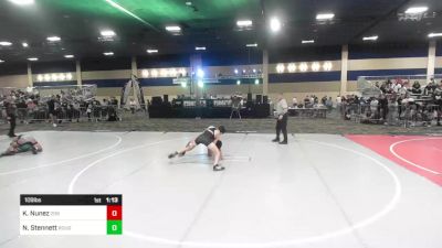 109 lbs Round Of 16 - Kevin Nunez, 208 Spartans vs Nolan Stennett, Rough House WC