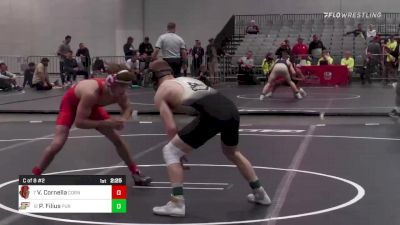 141 lbs C Of 8 #2 - Vince Cornella, Cornell vs Parker Filius, Purdue