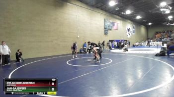 150 lbs Cons. Round 2 - Jan Gajewski, North Monterey vs Dylan Khelghatian, San Dimas