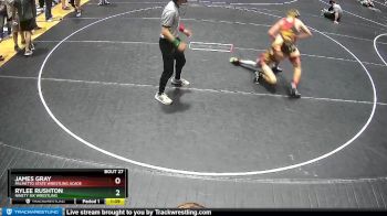 108 lbs Cons. Round 2 - James Gray, Palmetto State Wrestling Acade vs Rylee Rushton, Ninety Six Wrestling