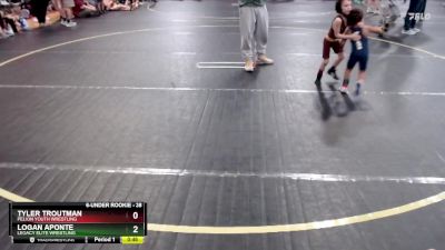 38 lbs Cons. Semi - Tyler Troutman, Pelion Youth Wrestling vs Logan Aponte, Legacy Elite Wrestling