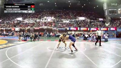 AA - 138 lbs Quarterfinal - Ryder McEwen, Butte vs Jayden Simmons, Helena Capital