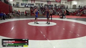 165 lbs Semifinal - Olyver Fuller, Camanche vs Xavian Williams, Davenport Central