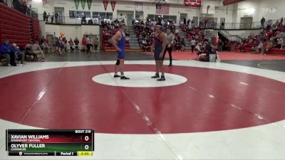 165 lbs Semifinal - Olyver Fuller, Camanche vs Xavian Williams, Davenport Central