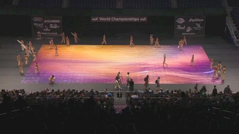 White & Gold Winterguard from Georgia Tech "Atlanta GA" at 2025 WGI Guard World Championships