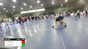 195 lbs Semifinal - Wyatt Hanssen, Wasatch Wrestling Club vs Dailen Corrigan, Sublime Wrestling Academy