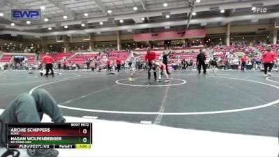 58 lbs Semifinal - Archie Schippers, Hoxie vs Hagan Wolfenberger, Keystone Kids