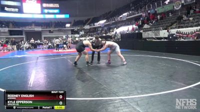 7A 285 lbs Cons. Semi - Rodney English, Hoover vs Kyle Epperson, Opelika Hs
